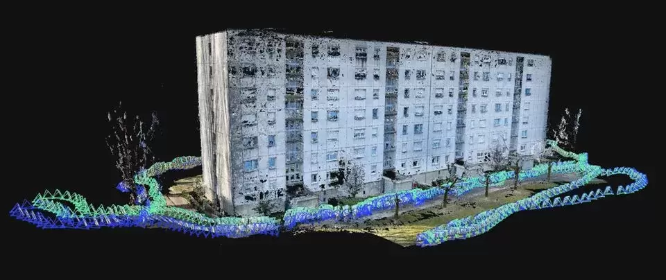 3D model bytového domu