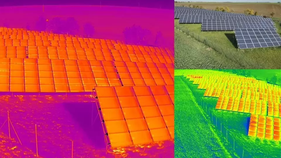 Tepelná kontrola solárních a fotovoltaických panelů